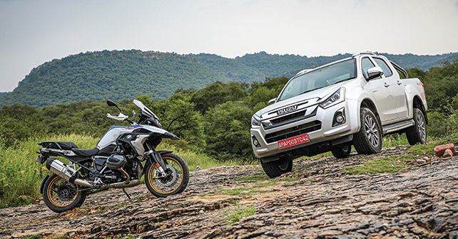 BMW R 1250 GS & Isuzu D-Max V-Cross AT - Photos