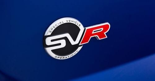 Range Rover Sport SVR Press Image Rear Badge