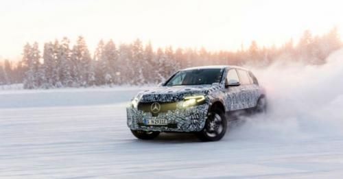 Mercedes-Benz EQC electric crossover teased