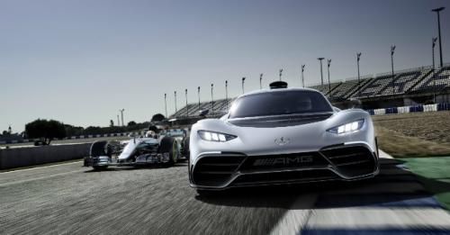 Mercedes Amg Project One Front And F1 M