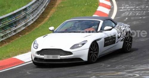 2018 Aston Martin DB11 Volante Spy Shot Front