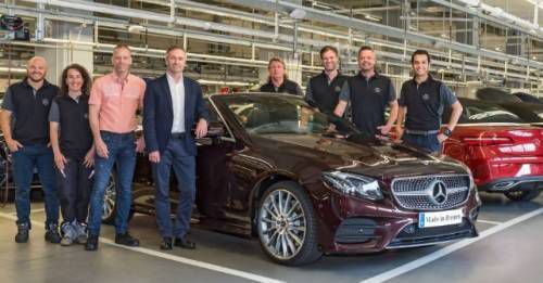 Mercedes commences new E-Class Cabriolet production