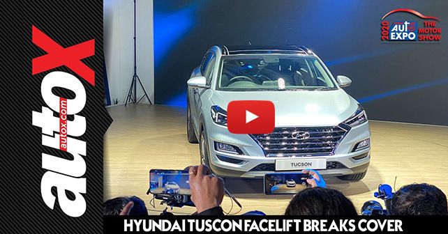 Auto Expo 2020: Hyundai Tucson facelift breaks cover Video