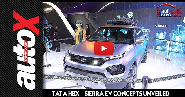 Auto Expo 2020: Tata HBX & Sierra EV Concepts unveiled Video