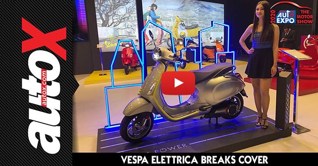 Auto Expo 2020: Vespa Elettrica breaks cover Video