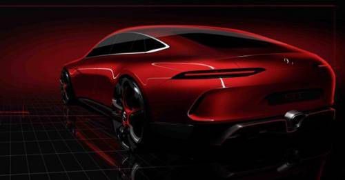 Four-door Mercedes-AMG GT concept teased