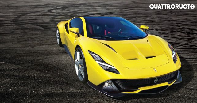 A peek at Ferrari's upcoming V6 supersport