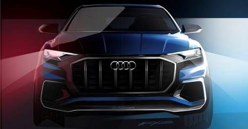 Audi Q8 Concept Sketch Front