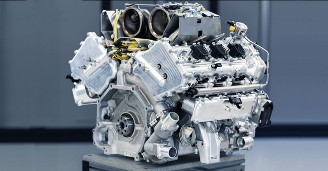 New Aston Martin Twin Turbo V6 Engine 