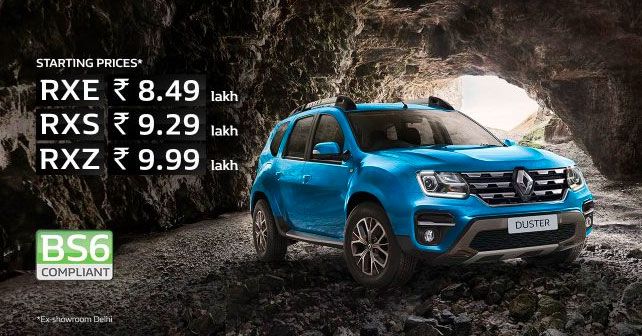 Renault Duster BS6 launched at Rs. 8.49 lakh