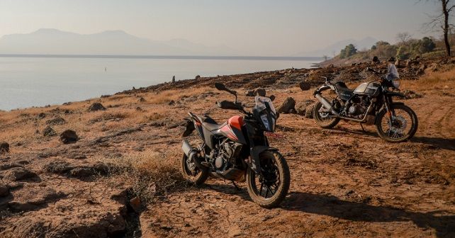 KTM 390 Adventure vs Royal Enfield Himalayan - Photos