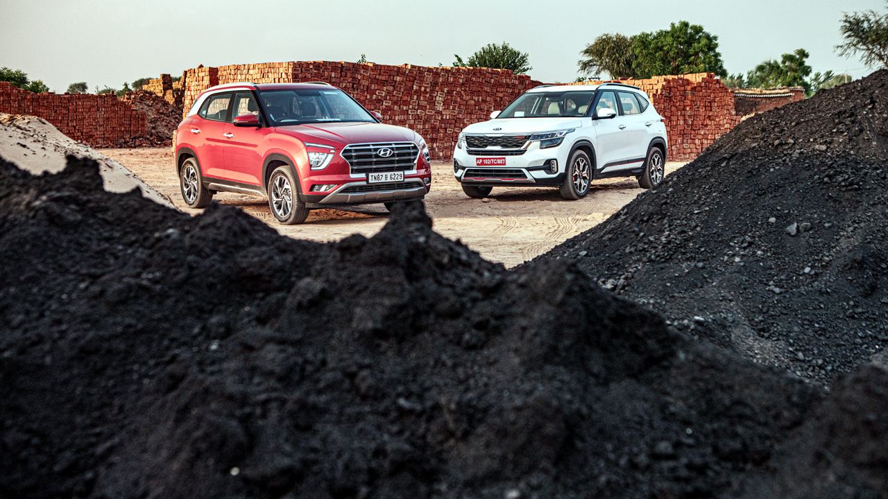 New Hyundai Creta vs Kia Seltos - Photos