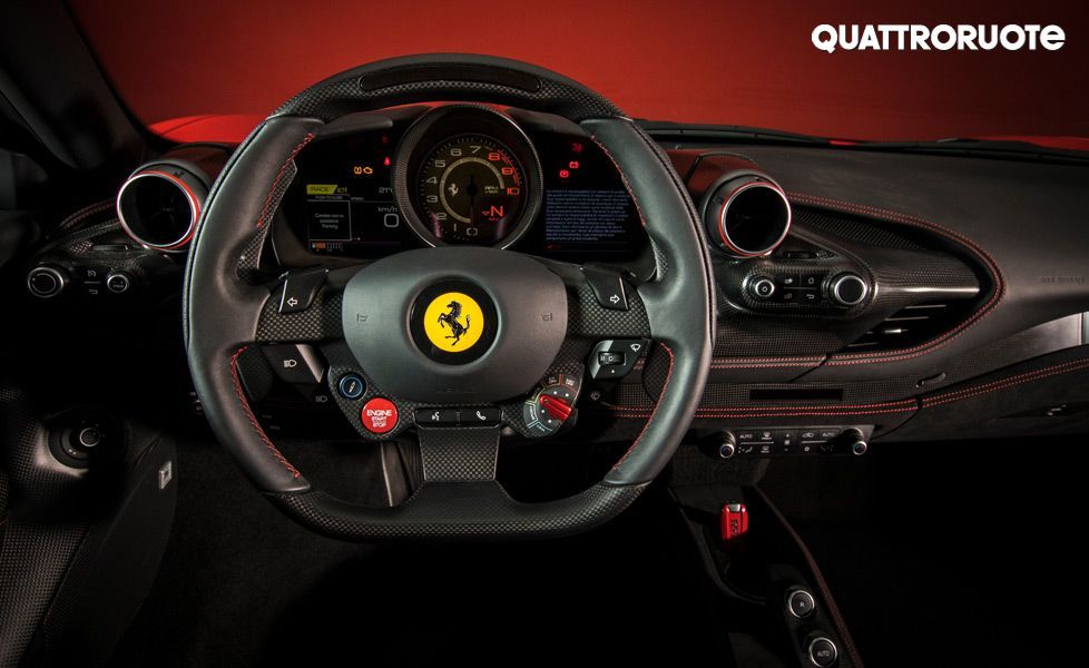 Ferrari F8 Tributo steering wheel