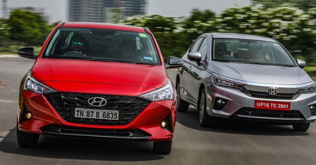 Honda City vs Hyundai Verna - Photos