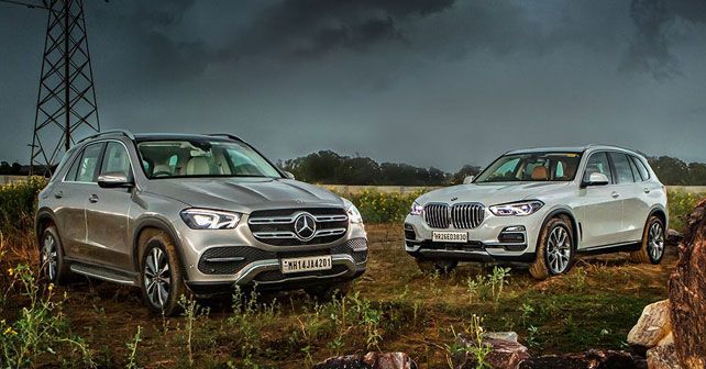 BMW X5 vs Mercedes-Benz GLE - Photos