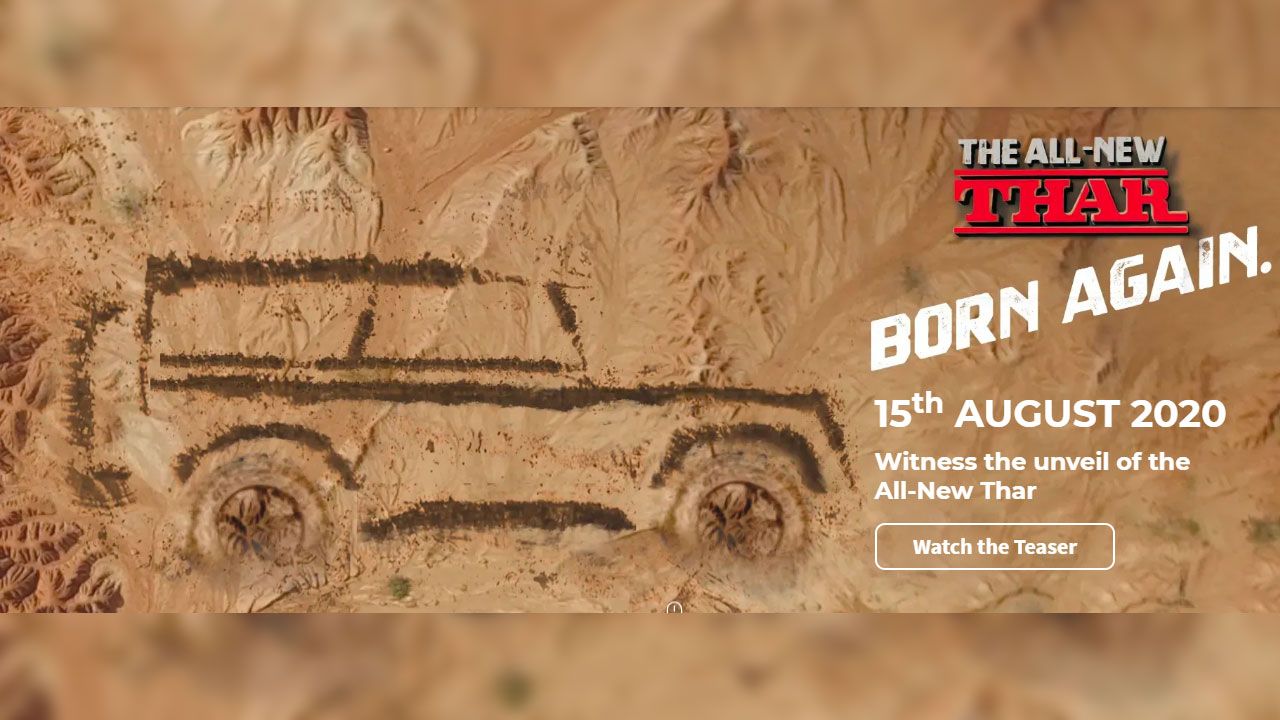 New Mahindra Thar Teaser