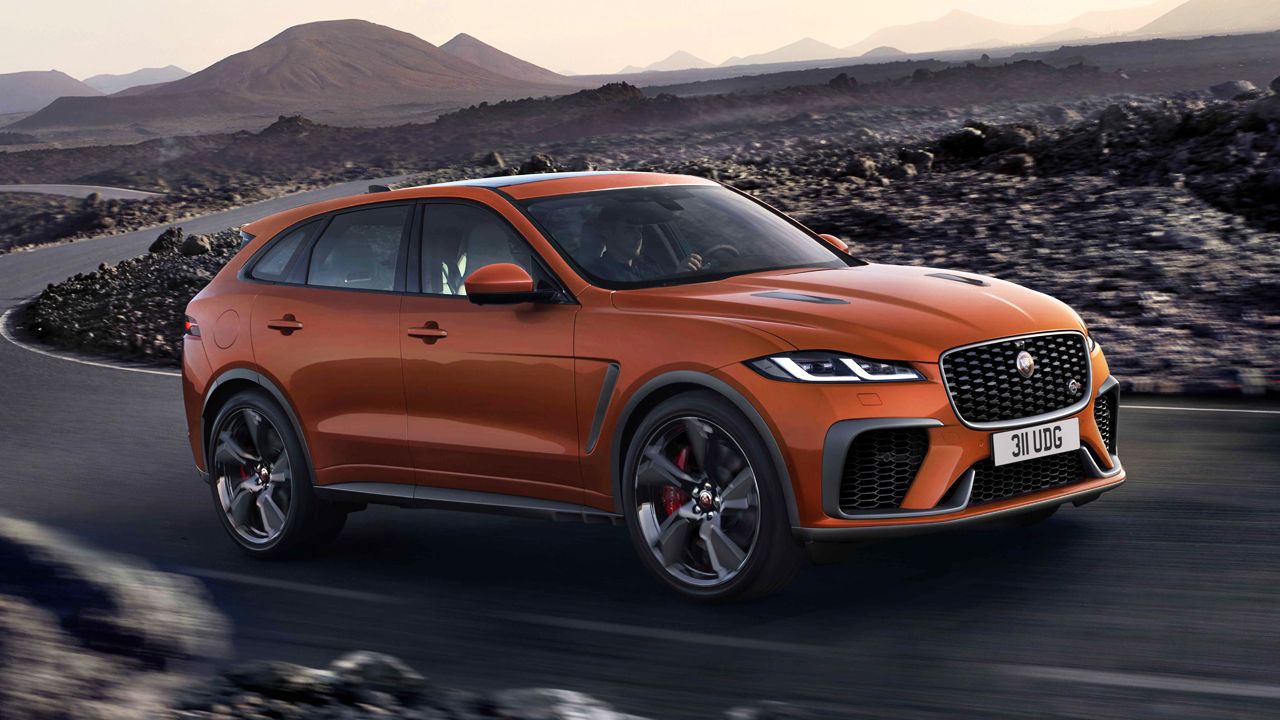 2021 Jaguar F-PACE SVR debuts with improved top speed and acceleration