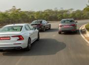 BMW 3 Series Gran Limousine vs Audi A4 vs 2021 Volvo S60 Rear Motion