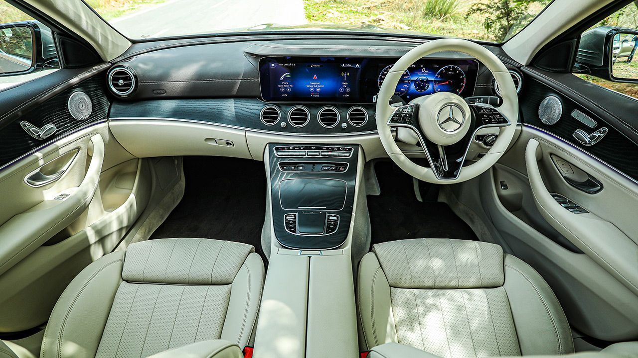 2021 Mercedes Benz E Class interior layout