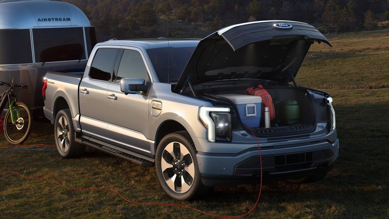 f150 lightning electric towing capacity