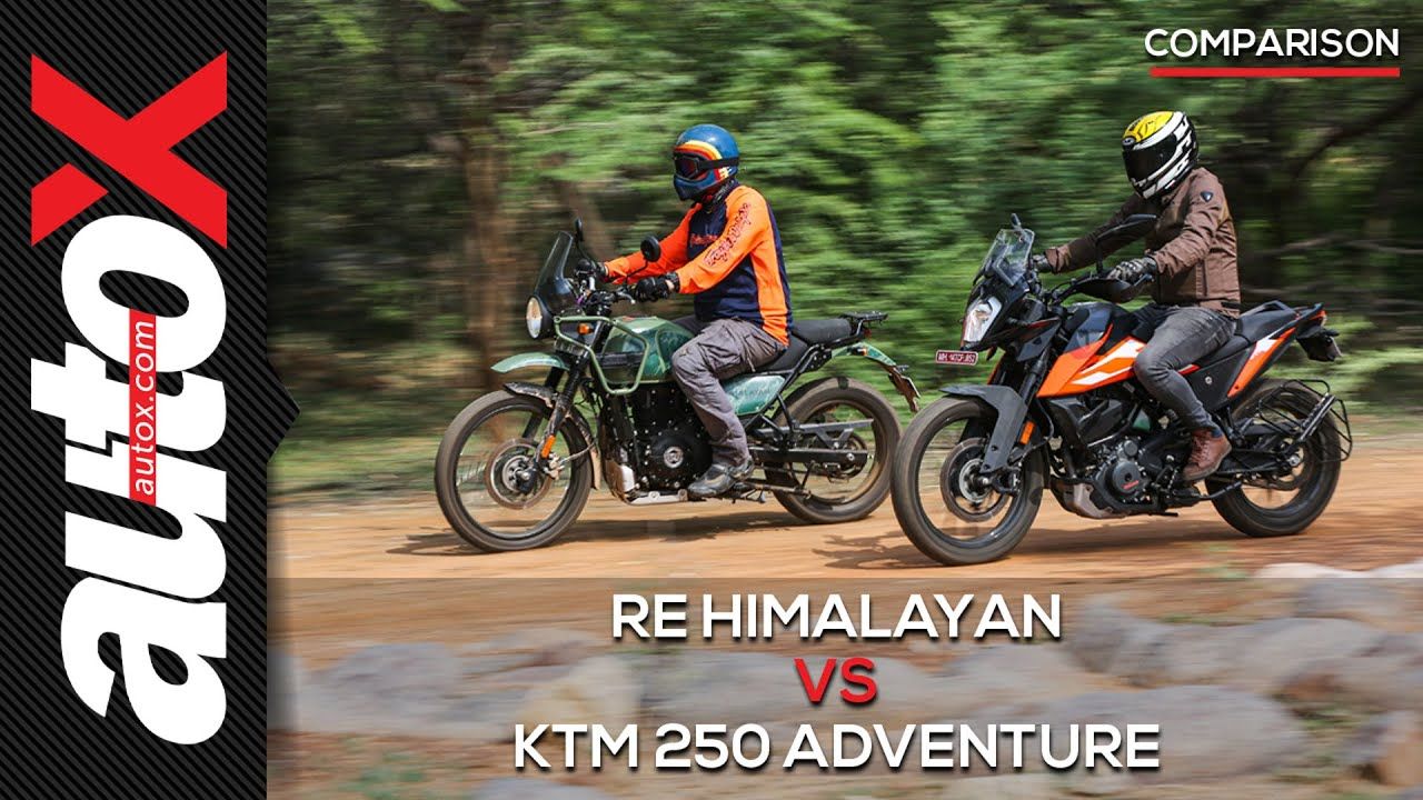 RE Himalayan Vs KTM 250 Adventure