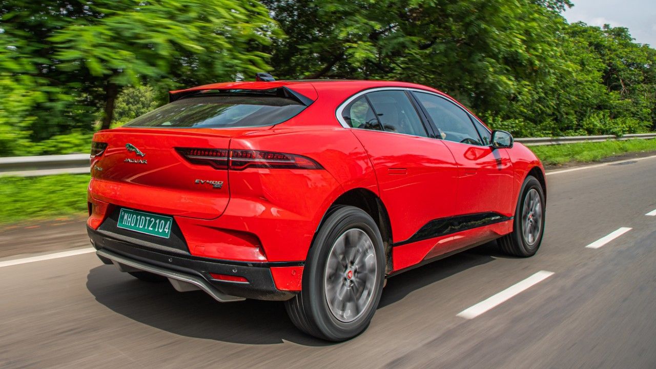 2021 jaguar i pace electric driving rear boot m11