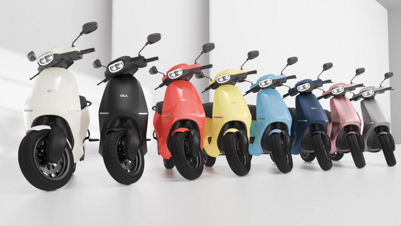 Ola Electric Scooter Colour Options