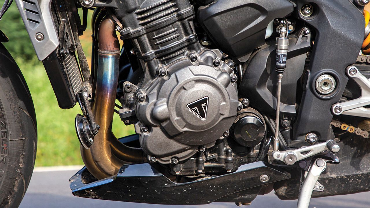 2021 Triumph Speed Triple RS Engine Shot1