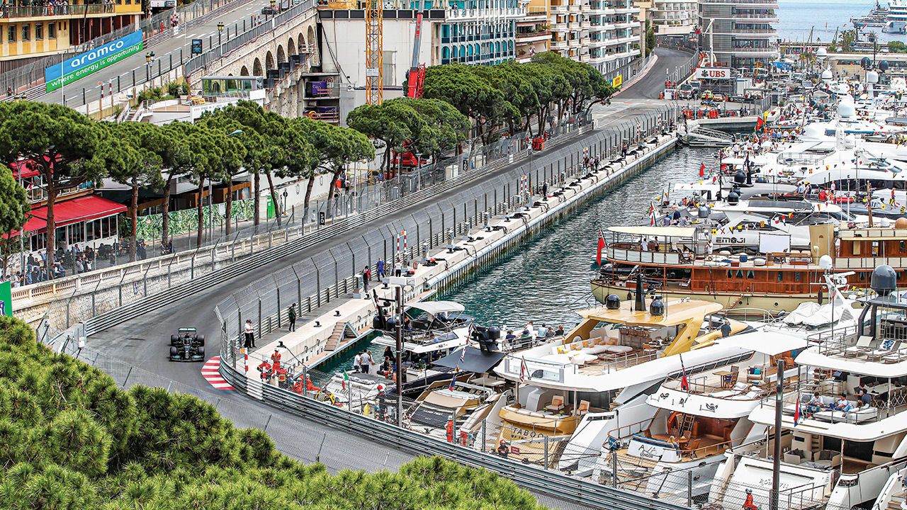 F1 Monaco GP Race Track