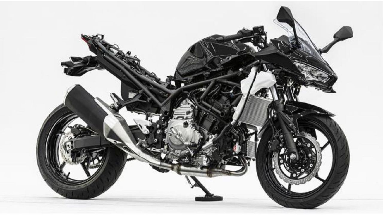 Kawasaki reveals hybrid technology for motorcycles