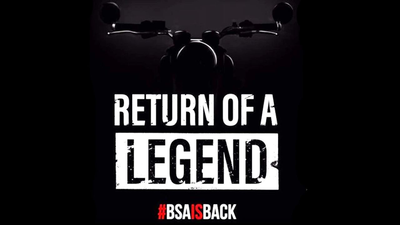 BSA Motorcycles BSA IS BACK Teaser