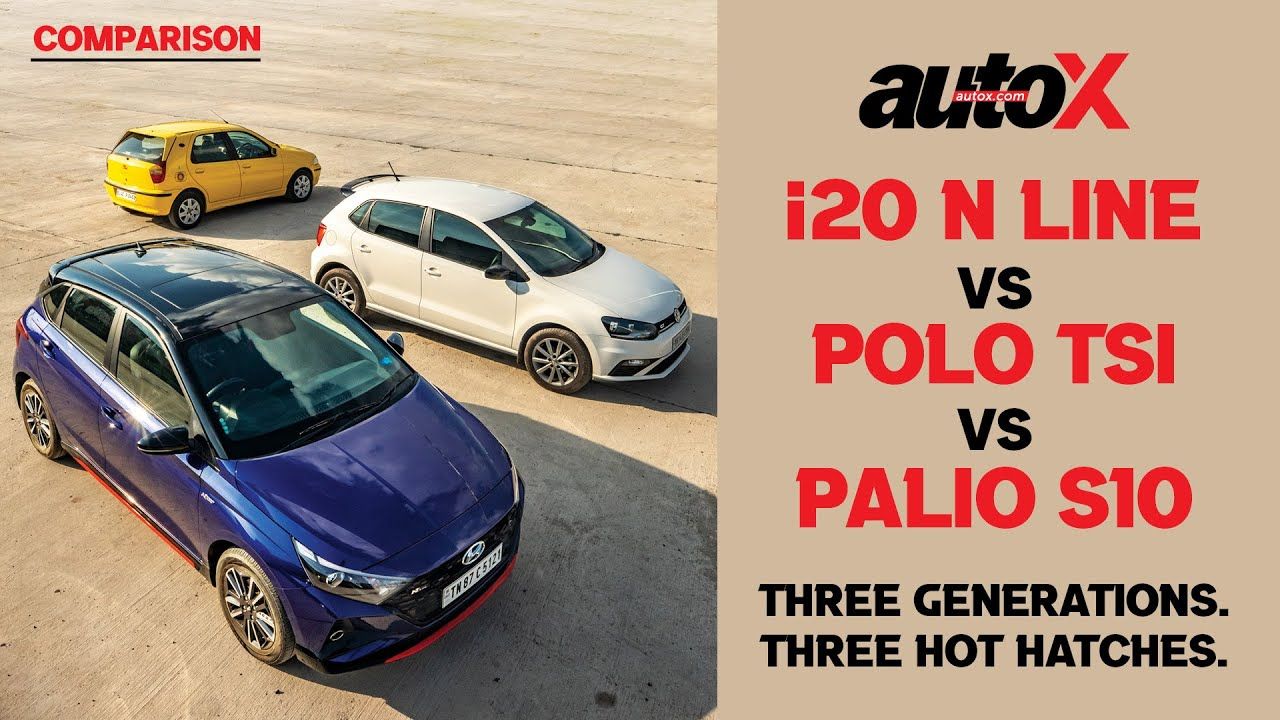 Hyundai i20 N Line vs VW Polo TSI vs Fiat Palio 1.6 S10 | Hot Hatch Wars | autoX