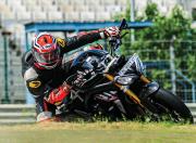 Triumph Speed Triple 1200 RS Leaning Track Shot2