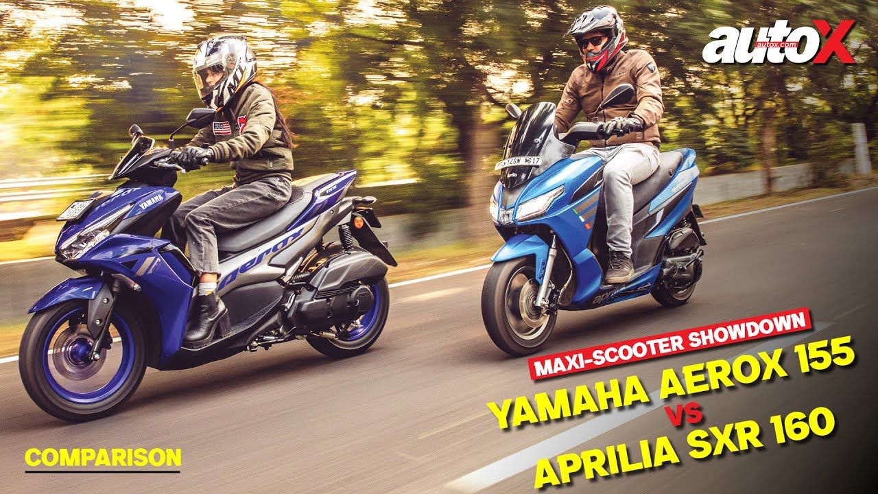 Yamaha Aerox 155 vs Aprilia SXR 160: Practicality or Speed? | Comparison | autoX