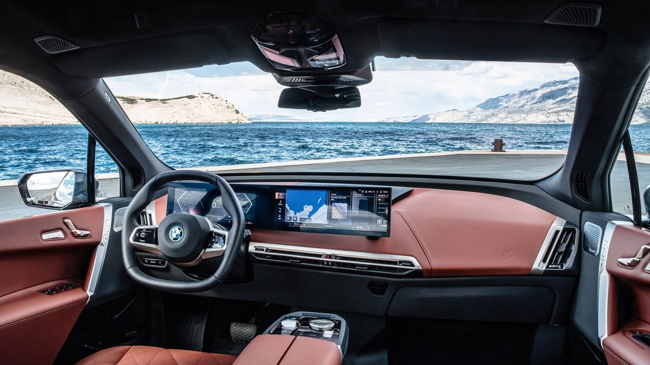BMW iX cabin