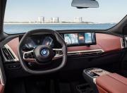 BMW iX red interior