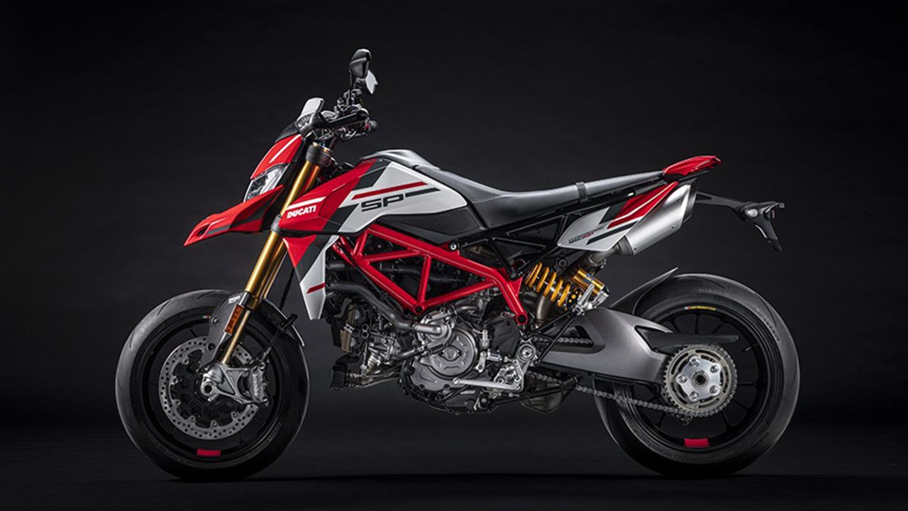 Ducati Hypermotard 950 Left Side View SP Livery