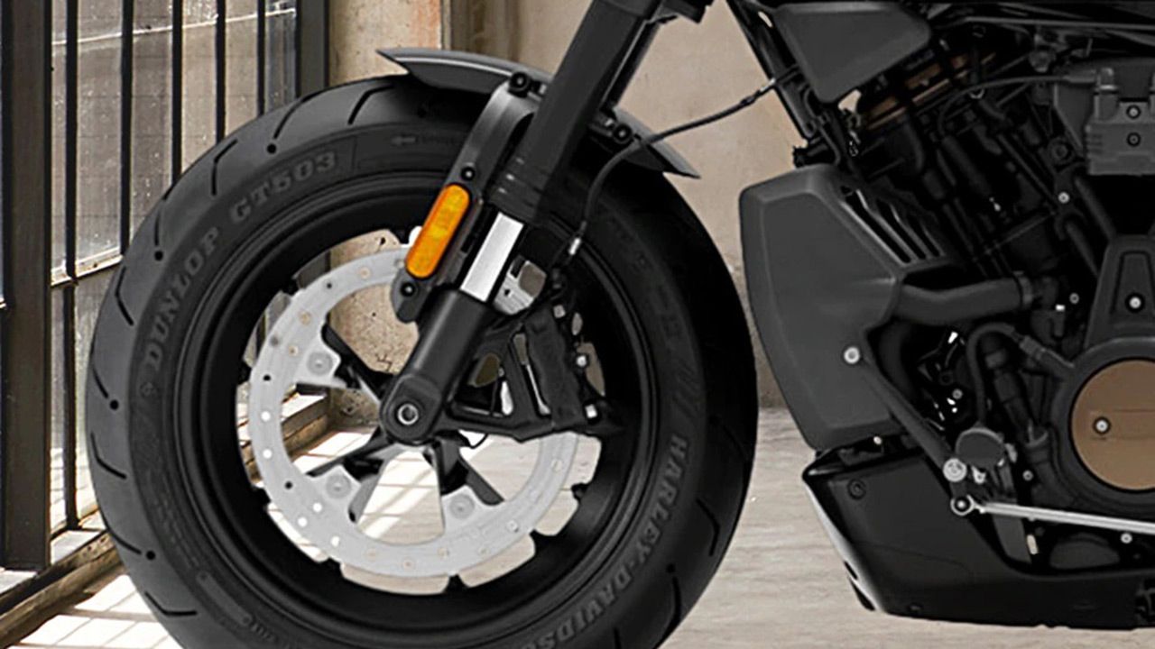 Harley Davidson Sportster S Front Brake View