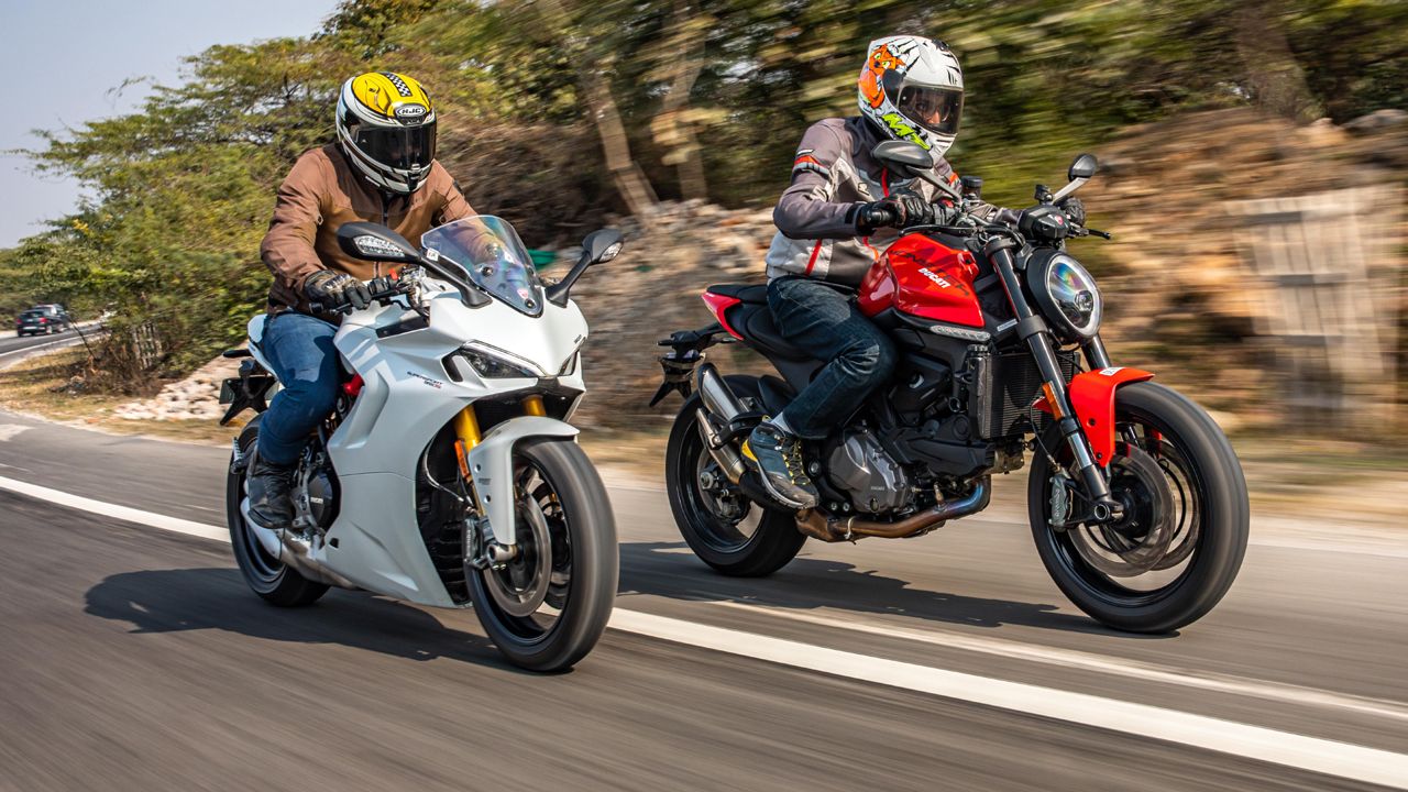 Ducati SuperSport 950 S And Monster Dynamic Shot