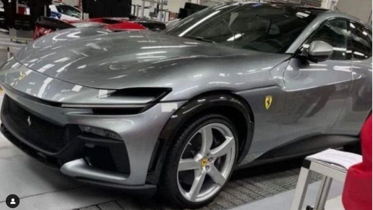 Ferrari Purosangue Spy Shot Front