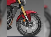Honda CB300R Upside Down Front Suspension And Hubless Floating Disc