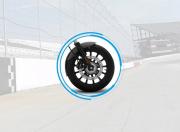 Yezdi Roadster Front Tyre View