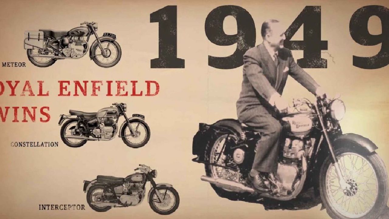 Royal Enfield Old Motorcycle Brochue