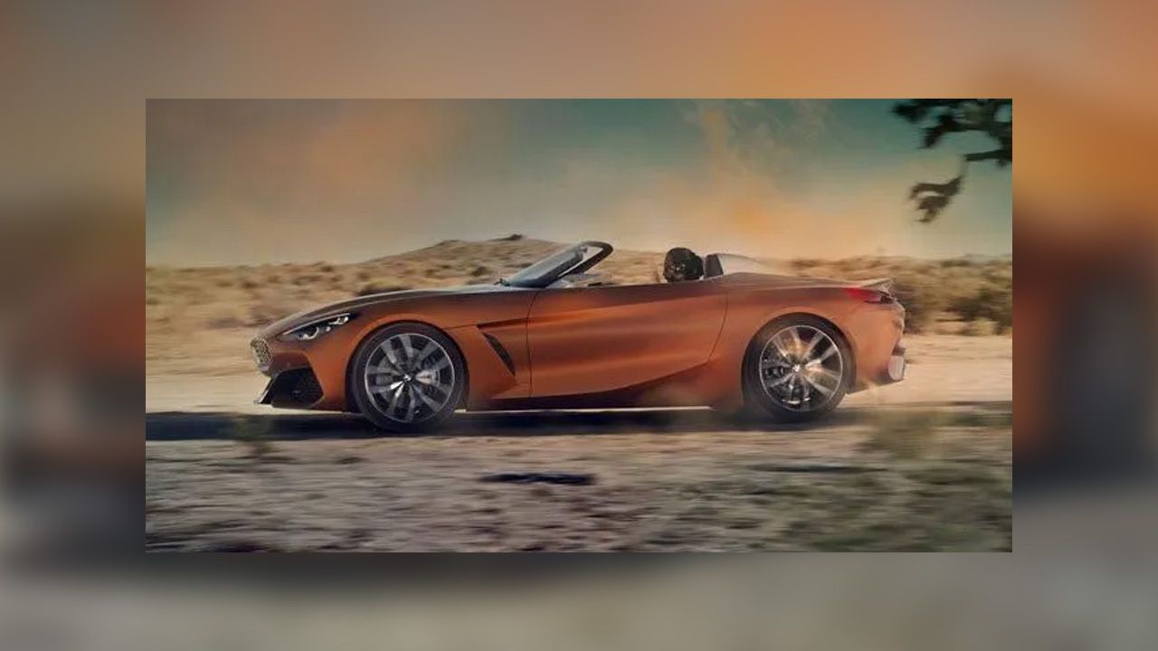 Next-gen BMW Z4 concept partially revealed