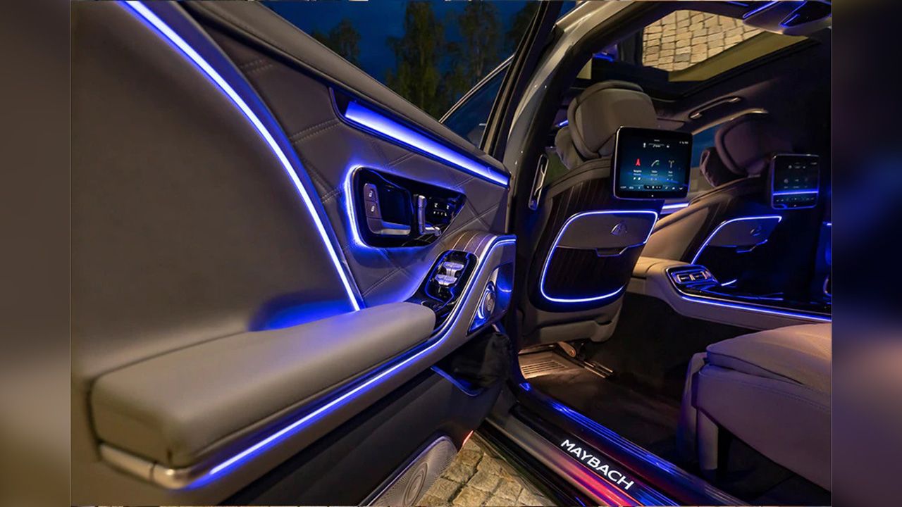 Mercedes Benz Maybach S Class Ambient Lighting View