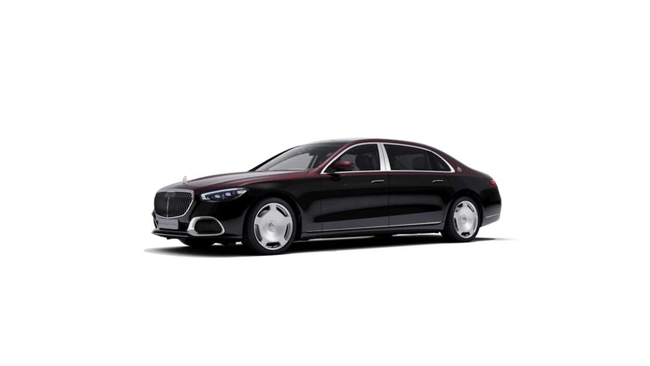 Mercedes Benz Maybach S Class Obsidian Black Rubellite Red