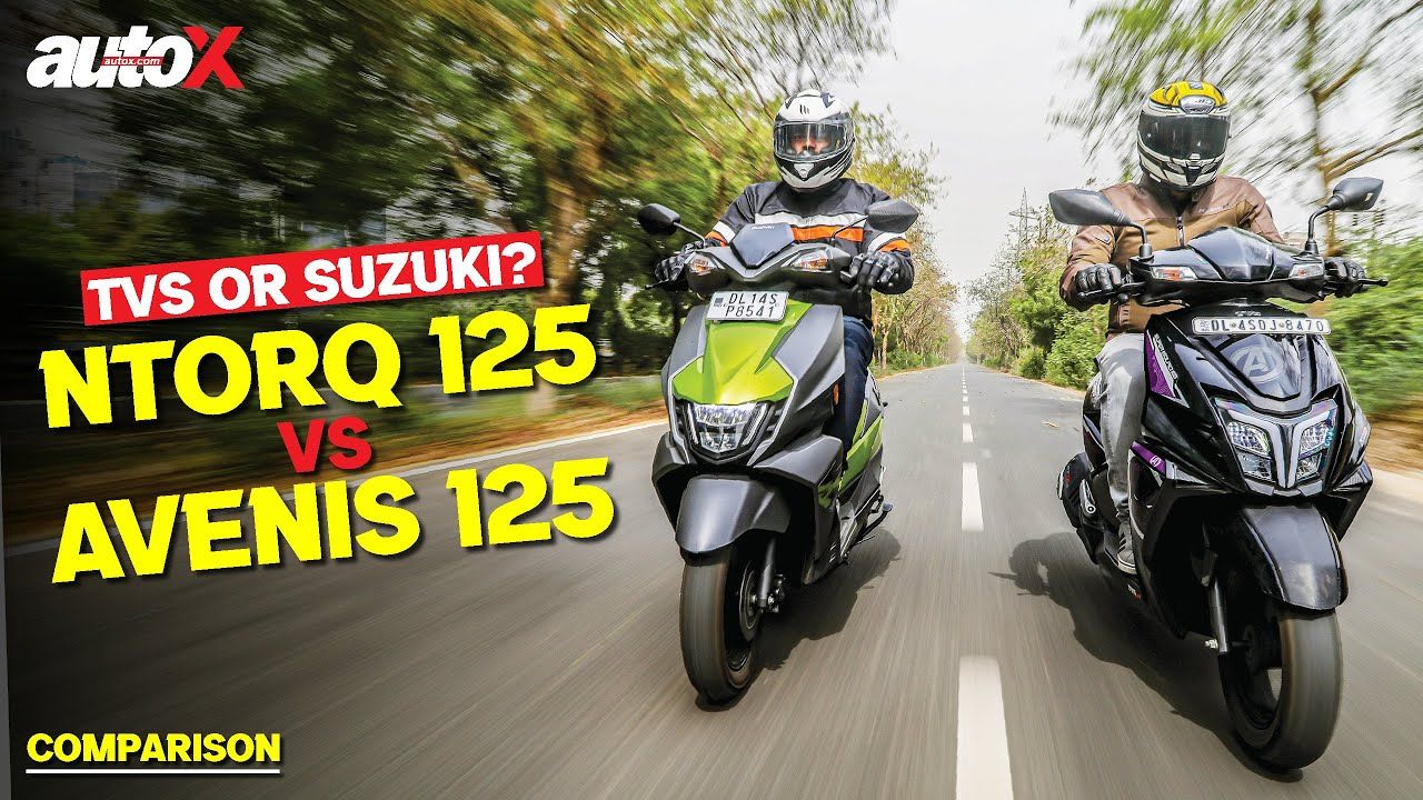 Suzuki Avenis vs TVS Ntorq - Comparison Test Review 2022 | 125cc Scooter Showdown | autoX