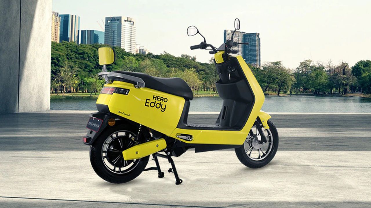 Hero Electric Eddy Rear Right View