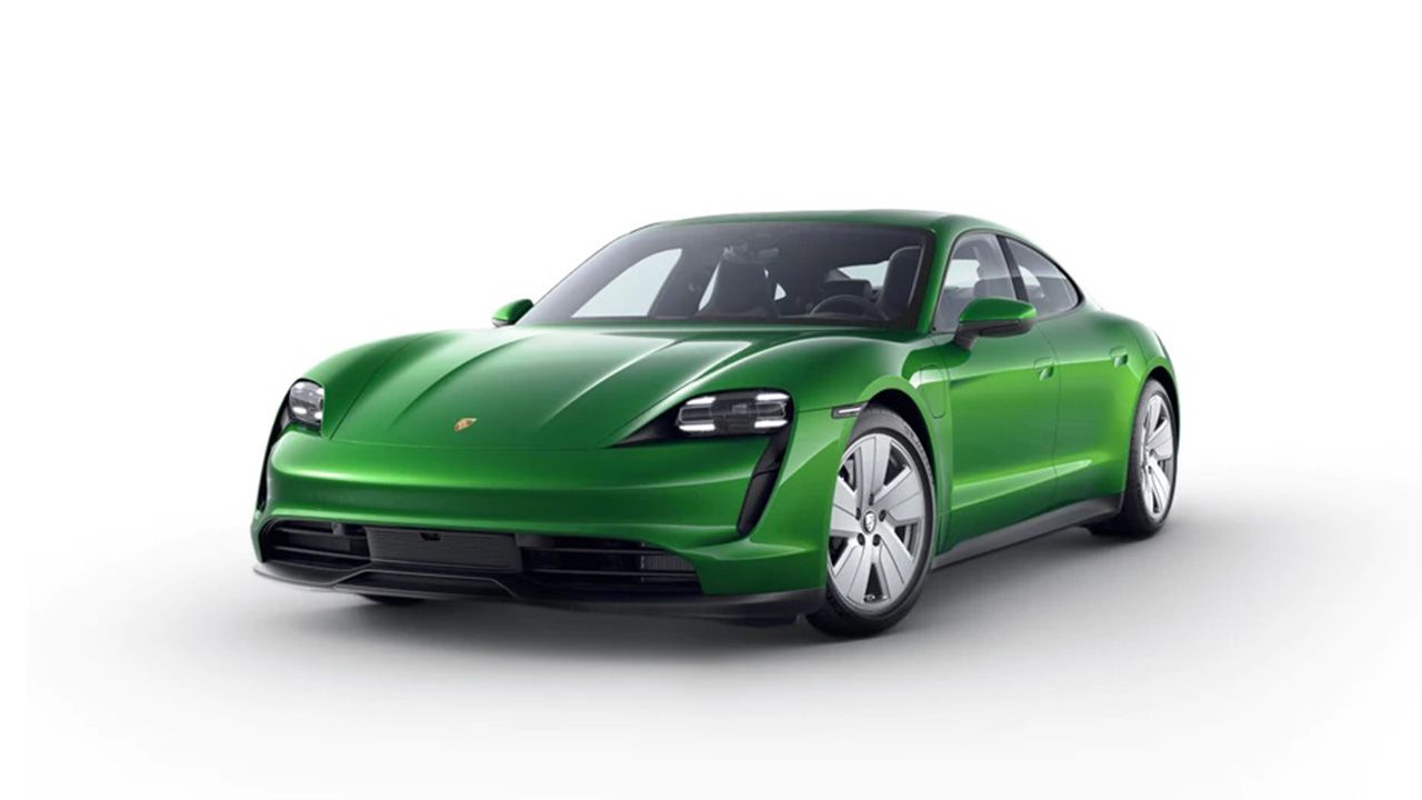 Porsche Taycan Mamba Green Metallic1