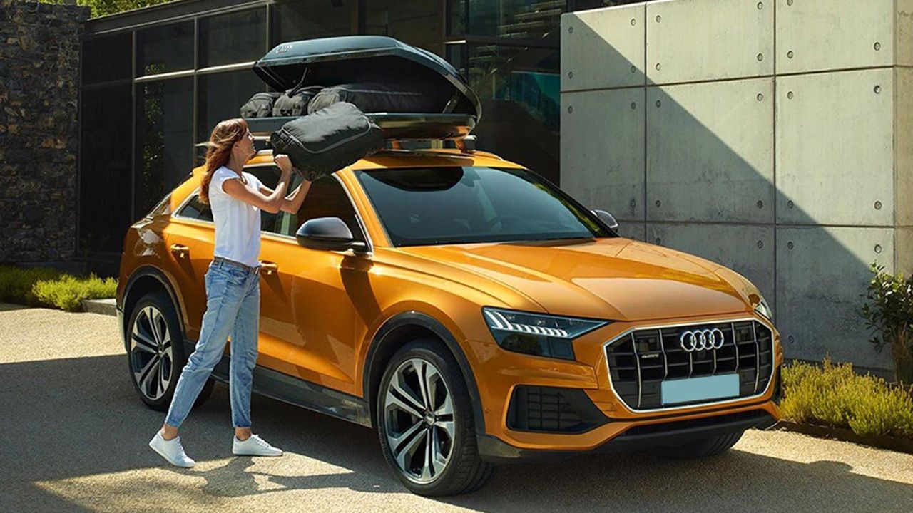 Audi Q8 Boot With Standard Luggage